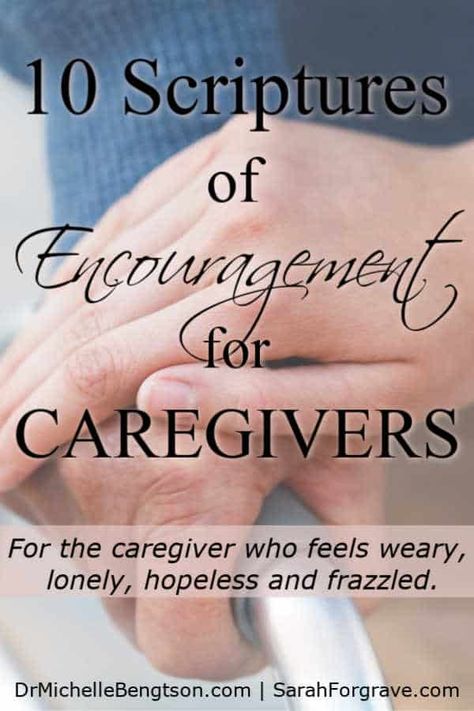 When the caregiving road seems endless, God meets us where we are. These 10 Bible Verses offer encouragement for caregivers who need wisdom, peace, comfort and strength. #caregivers #encouragement Prayers For Caregivers Of Parents, Prayers For Caregivers Strength, Card Ministry Ideas, Caregiver Prayer, Caregivers Quotes Strength, Encouragement For Caregivers, Scriptures Of Encouragement, Quotes For Caregivers, Prayer For Caregivers