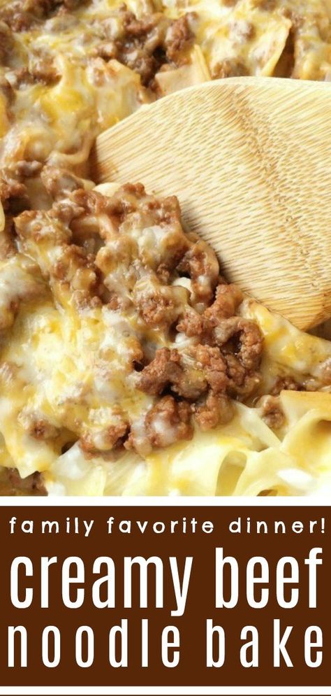 Dinner Recipe Ground Beef, Beef Noodle Bake, Recipe Ground Beef, Bake Dinner, Noodle Bake, Baked Dinner Recipes, Baked Dinner, Diner Recept, Family Friendly Dinners