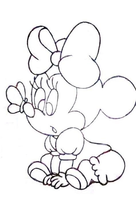 Mickey Mouse Characters Drawings, Minnie Mouse Paintings, Mickey And Minnie Drawings, Minnie Mouse Drawing Easy, Drawing Minnie Mouse, Minnie Mouse Painting, Mickey Mouse Drawing, Minnie Mouse Drawing, Easy Disney Drawings