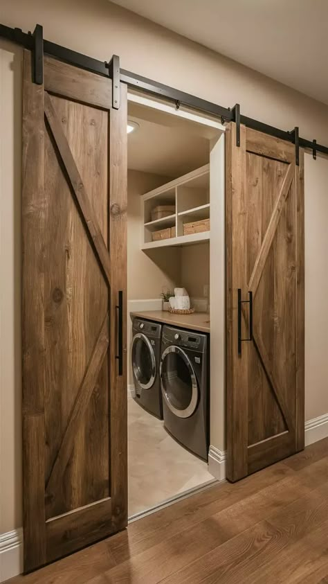 15 Narrow Laundry Room Ideas – The DIY Desire Barndominium Laundry Room, Narrow Laundry Room Ideas, Narrow Laundry, Narrow Laundry Room, Country Laundry Rooms, Rustic Laundry Rooms, Country Kitchen Ideas, Wash Room, Country Vibes