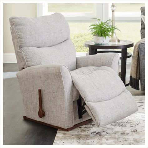 Taupe Recliner Living Room, Rocker Recliners La-z-boy, Nice Recliners Living Rooms, Beige Recliner Living Room, Tv Room Recliners, Trendy Recliner Chairs, Recliner Chair In Bedroom, Cozy Recliner Chair, Modern Living Room With Recliner