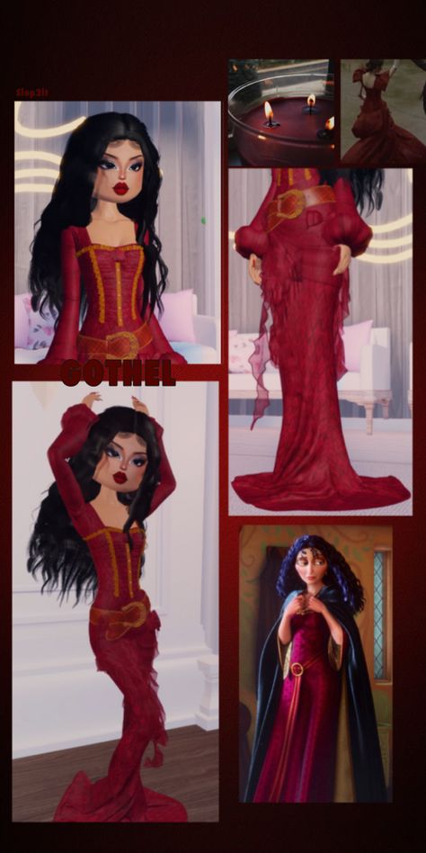 #dresstoimpress #gothel Dimestricu Daughters, Mother Gothel Dress To Impress, Dress To Impress Telenovela, Telenovela Dress To Impress, Dti Codes, Dti Theme, Mother Gothel, All Body Workout, Eid Outfit