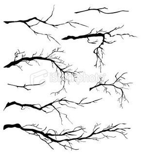 Tree / branch drawing Boom Kunst, Branch Drawing, Tattoo Tree, Drawing Eyes, Bare Tree, Branch Design, Seni Cat Air, 수채화 그림, Lukisan Cat Air