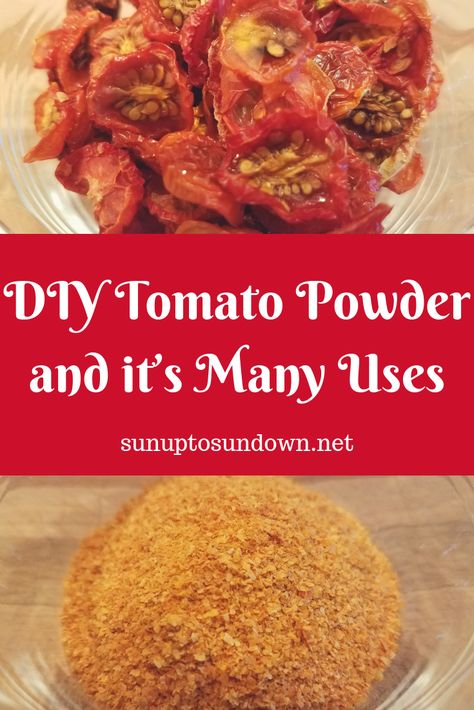 Tomato Powder From Skins, Dried Tomato Powder, Making Tomato Powder, Tomato Peel Uses, Tomato Skin Powder, How To Use Dehydrated Tomatoes, Dehydrated Tomato Powder, How To Use Tomato Powder, Recipes With Tomato Powder