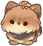 Chibi Dog, Cute Dog Drawing, Cute Fluffy Dogs, Puppy Art, Doodles Drawings, Fluffy Dogs, Cute Doodles Drawings, Dog Drawing, Doodle Drawings