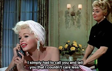 Old Hollywood Movie, Care Less, On The Phone, Film Quotes, Tv Quotes, E Card, Forever Young, Classic Hollywood, Movie Scenes