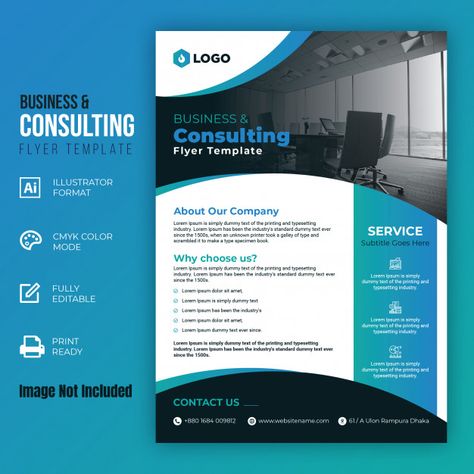 Consultancy Flyer Design, Corporate Advertising Design, Company Flyer Design Business, Clean Flyer Design, Technology Flyer Design, Promotion Design Ideas Marketing, Company Advertisement Design, Promotional Email Design, Graphic Design Flyer Marketing