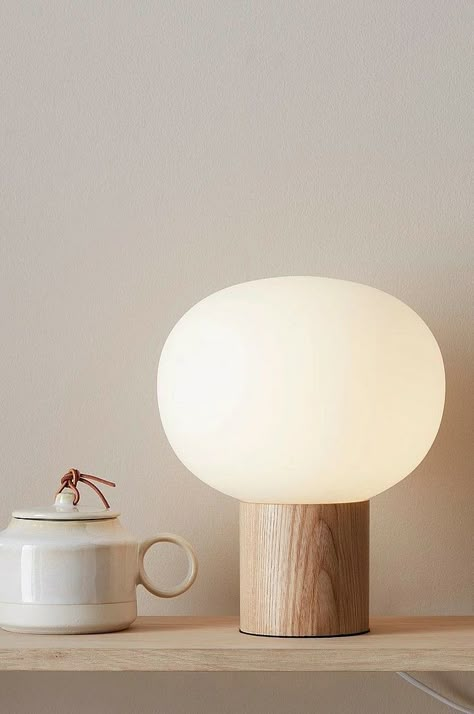 Japandi Nightstand Lamp, Japandi Table Lamp, Scandi Lamp, Organic Modern Lighting, Hygge Lamps, Cozy Lamps, Scandinavian Lights, Glass Bottle Lamp, Japandi Lamp