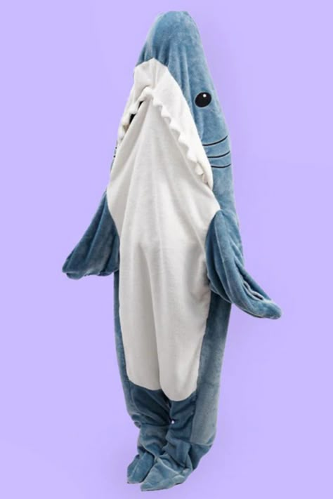 funny shark blanket, shark onesie, shart costume - boogzel clothing Shark Merch, Blahaj Shark, Shark Clothes, Shark Swimsuit, Shark Accessories, Off The Shoulder Sweaters, Shark Onesie, Shark Blanket, Shark Stuff