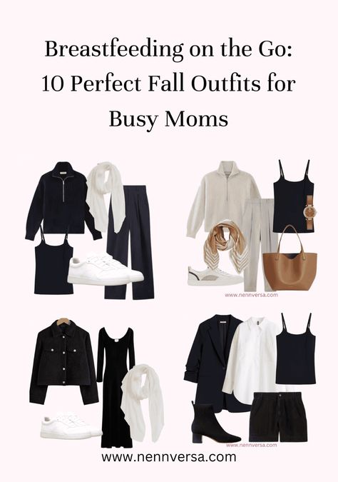 Discover 10 perfect fall outfits for busy breastfeeding moms. Explore stylish and practical options that keep you comfortable and make breastfeeding on the go easy. Postpartum Office Outfits, Postpartum Wardrobe, Nursing Clothes Breastfeeding, Postpartum Outfits, Maternity Capsule Wardrobe, Casual Maternity Outfits, Post Partum Outfits, Chose Outfit, Perfect Fall Outfit