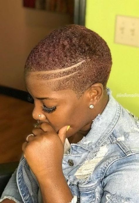 Fade Haircut Women, Low Cut Hairstyles, Haircut For Black Women, Short Black Haircuts, Short Fade Haircut, Short Natural Haircuts, Short Hair Designs, Black Hair Short Cuts, Shaved Hair Cuts