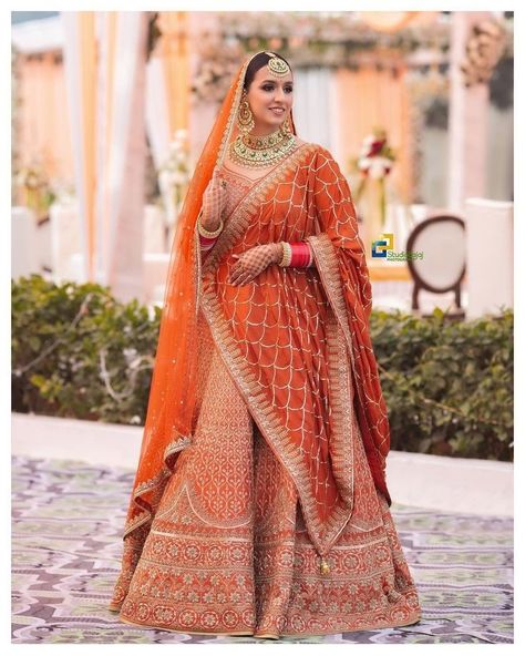 Rust Orange Bridal Lehenga, Orange Lehenga Bridal, Rust Orange Lehenga, Orange Bridal Lehenga, Latest Bridal Lehenga Designs, Janmashtami Wishes, Orange Lehenga, Mangal Sutra, Desi Fits