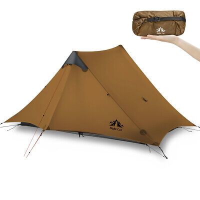 ad eBay - Lightweight and Compact Ultralight Tent for 2 people, Camping Equipment Outdoor - Buy Now, click the link (eBay) Good Night Cat, Ultralight Tent, Ultralight Camping, 2 Person Tent, Backpacking Camping, Hiking Poles, Hiking Tent, Waterproof Tape, Backpacking Tent