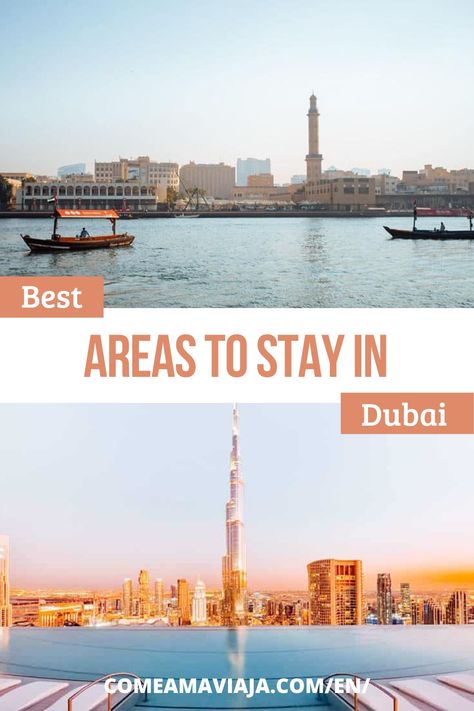 Identify the best areas to stay in Dubai without fear or risk to your budget. Hotels In Dubai, Dubai Hotel, Dubai Travel, In Dubai, Budgeting, Dubai, Travel Tips, Wonder, Hotel