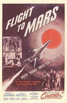 Flight To Mars Sci Fiction Movies, Music Movie Poster, Sci Fi Movie Posters, Atomic Age Art, Nasa Posters, Mars Poster, Cheesy Movies, Science Fiction Movie Posters, Terror Movies