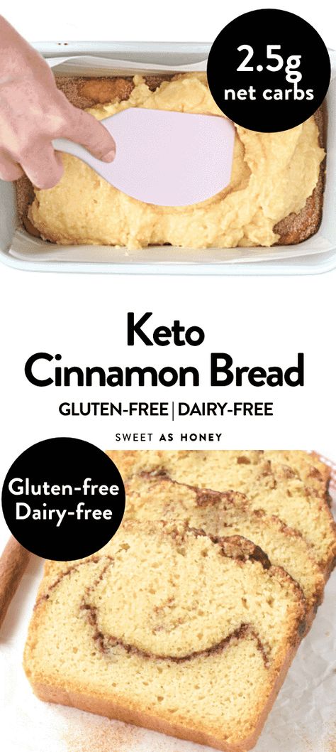 Keto Cinnamon Bread, Fall Bread, Fall Bread Recipes, Gluten Free Flours, Cinnamon Bread Easy, Keto Cinnamon, Keto Treats, Swirl Bread, Keto Baking