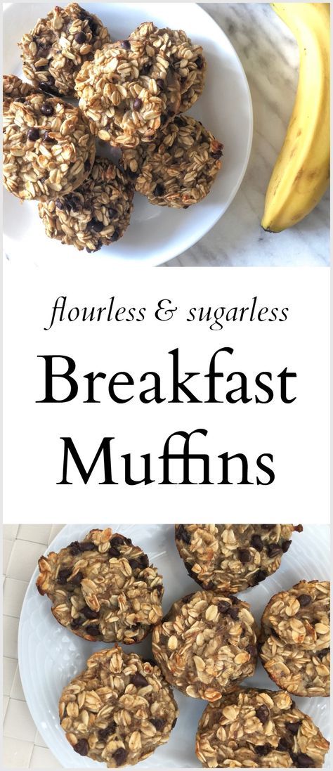 Quick and Easy, Sugarless & Flourless Oatmeal Breakfast Muffins Breakfast Casserole Healthy, Oatmeal Breakfast Muffins, Casserole Healthy, Delicious Oatmeal, Healthy Breakfast Casserole, Healthy Breakfast Muffins, Yummy Healthy Snacks, Healthy Casseroles, Oatmeal Muffins