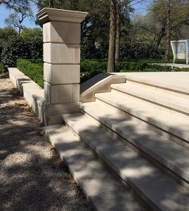 Limestone Stairs, Limestone Steps, Indiana Limestone, Limestone Paving, Outdoor Steps, Outdoor Stairs, French Chateau, Indiana, Stairs