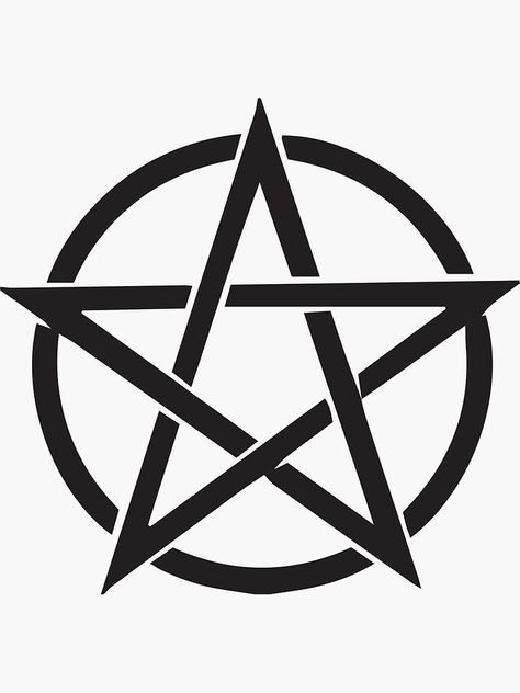 "Pentagram" Sticker by creepyjoe | Redbubble Born A Witch, Spells For Beginners, Magic Spells, Birthday Cards Diy, A Witch, Infiniti Logo, Book Reviews, Graffiti Art, Template Printable