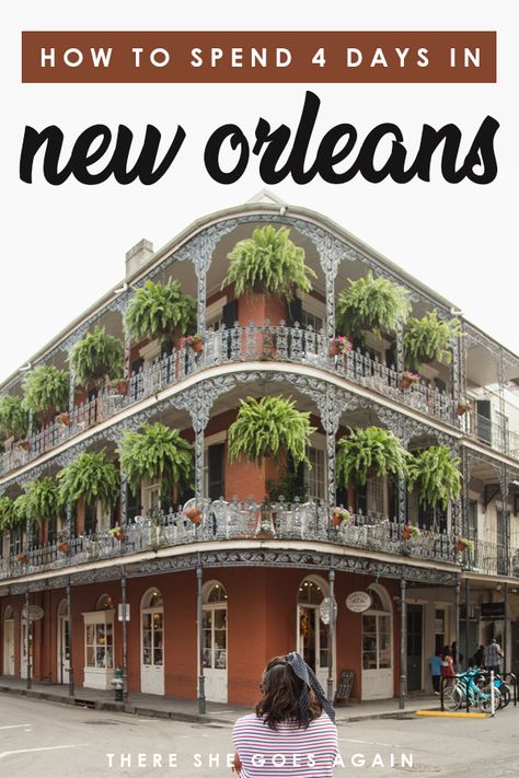 The Perfect New Orleans Itinerary for 4 Days New Orleans 4 Day Itinerary, 4 Days In New Orleans, New Orleans Itenary, Couples Trips, New Orleans Trip, New Orleans Itinerary, Nola Trip, New Orleans Christmas, New Orleans Travel Guide