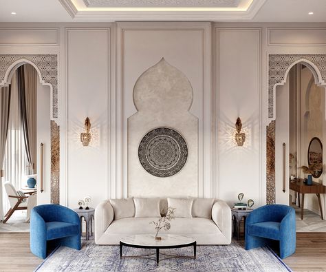 Arabian Interior, Hotel Suite Design, Islamic Interior, Islamic Interior Design, Suite Design, Mood Board Interior, Resort Living, Arabic Style, Modern Exterior House Designs