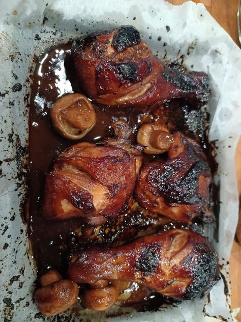 Sticky Chicken Plum Sauced -recipe Chicken In Plum Sauce Recipe, Plum Sauce Chicken, Plum Chicken, Plum Sauce Recipe, Gelato Maker, Chicken Saltimbocca, Plum Sauce, Sticky Chicken, Canned Mushrooms