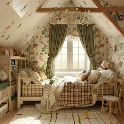 17 Cottage Interior Design Ideas: Cozy Textiles, Budget Tips & DIY Decor Ideas for a Charming Home | Florgeous Whimsical Childs Room, Cottage Toddler Room, Kids Cottage Bedroom, Cottagecore Girls Room, Child’s Bedroom, Cottage Core Girls Bedroom, Cottagecore Toddler Room, Cottage Core Toddler Room, Cottage Core Aesthetic Room Ideas