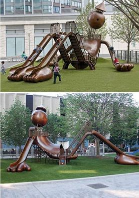 Cool Playgrounds, Desain Pantry, Eco City, Play Ground, Outdoor Play Area, Astuces Diy, Park Playground, Playground Design, Children Playing