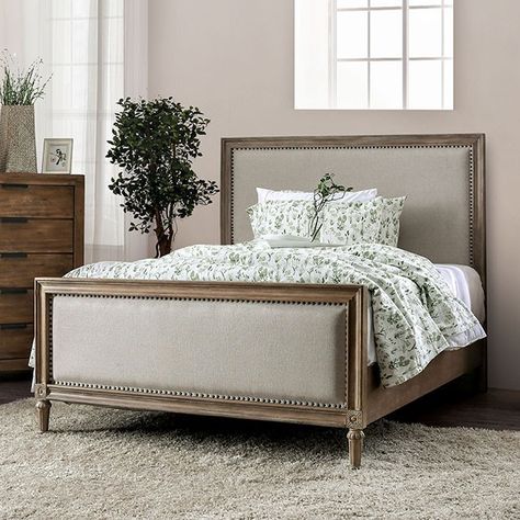 Janiya Room Beds, Upholstered Full Bed, Wooden Cot, California King Size Bed, Eastern King Bed, Queen Upholstered Bed, Beige Bed, Bedrooms Decor, Fabric Headboard