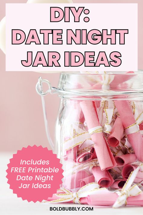 date night jar ideas 100 Date Ideas Jar, Date Idea Jar Diy, Date Night Cards Ideas, Date Jar Ideas Couples Popsicle Sticks, Dollar Store Date Night, Date Night Jar Ideas Diy, Diy Date Night Jar, Date Night Jar Ideas, Baecation Ideas