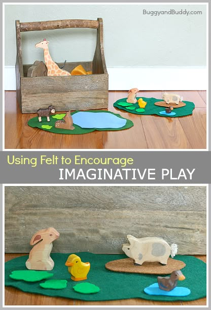 How to Encourage Imaginative Play Using Felt~ Buggy and Buddy Godly Play, Quiet Time Activities, Invitation To Play, Small World Play, Busy Bags, Felt Board, Toddler Play, Toddler Fun, Dramatic Play