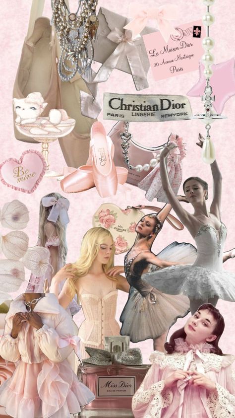 Check out CandiedGirl's Shuffles Dreams of a girl #vintage #coquette #pink #ballet Ballet Aesthetic Vintage, Ballet Aesthetic, Vintage Coquette, Coquette Pink, Girl Vintage, Aesthetic Vintage, Pretty In Pink, Mood Boards, A Girl