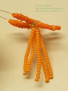 Bead Jellyfish, Jellyfish Tutorial, Orange Color Shades, Beads Candy, Right Angle Weave, Decorations Table, Beading Techniques, Beading Tutorial, Beaded Crafts