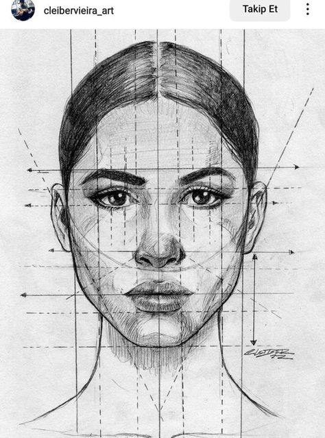 portrait 2 Detailed pencil sketch of a symmetrical human face with grid lines for proportion study in drawing. | Sky Rye Design Proportion Study, Face Proportions Drawing, Proportions Drawing, Anatomy Proportions, Fun Drawing Ideas, Loomis Method, Sketch People, Drawing Sky, Face Sketches