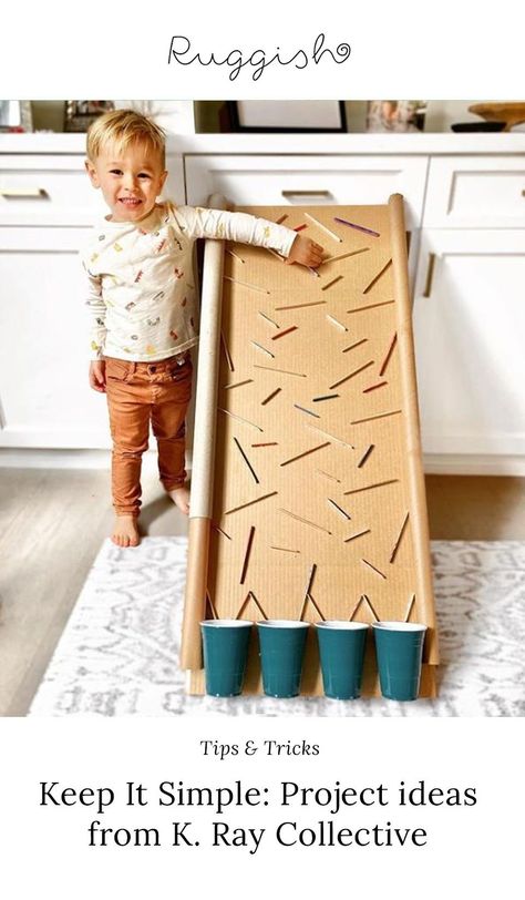 Homemade Kids Toys, Arcade Games Diy, Cardboard Crafts Kids, Diy Preschool, Diy Kids Games, Kids Activity Table, Cardboard Box Crafts, Beautiful Crafts, Homemade Toys