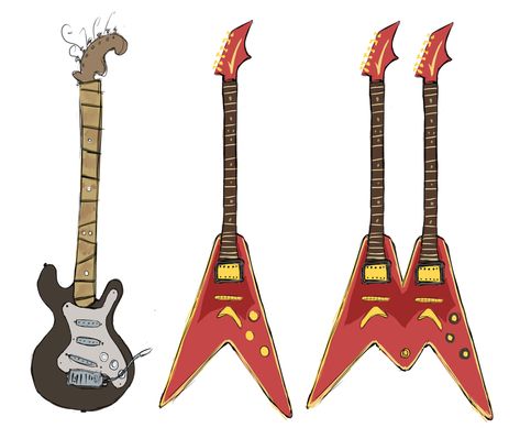 satans-homeboy: “ Worked up a really sloppy reference for Oncie’s guitars after staring at this movie for hours ” The Lorax, I Luv U, Silly Images, Art References, I'm A Simp, Cutie Patootie, Adventure Time, Dankest Memes, Pokemon