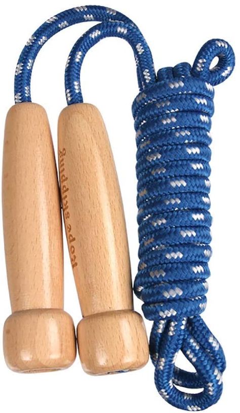 Amazon.com : Jump Rope Kids, Adjustable Wooden Handle Skipping Rope Best for Boys and Girls Fitness Training/Exercise/Outdoor Activity Fun Toy : Sports & Outdoors Heart Exercise, Yoga Ball, Test Shoot, Skipping Rope, How To Make Rope, Fitness Tools, Exercise Yoga, Boys Playing, Exercise Equipment