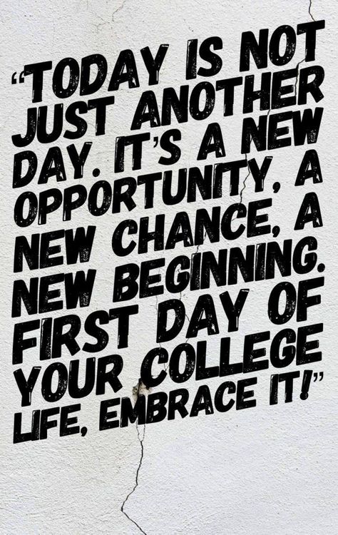 First Day Of College Quotes, Spring Inspirational Quotes, First Day Of School Quotes, Essay Quotes, Job Inspirational Quotes, College Quotes Funny, College Life Quotes, One Day Quotes, Quotes For College Students