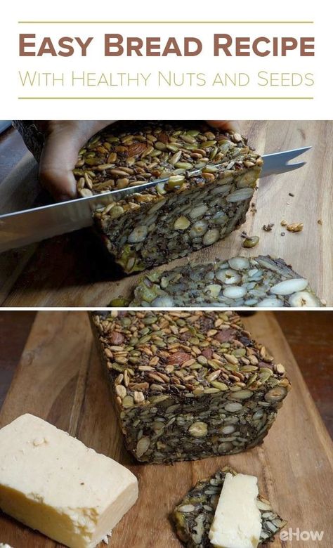 Seed Bread Recipe, Healthy Nuts And Seeds, Seeded Bread Recipes, Nordic Diet, Nordic Recipe, Healthy Bread Recipes, Healthy Nuts, Paleo Bread, Seed Bread