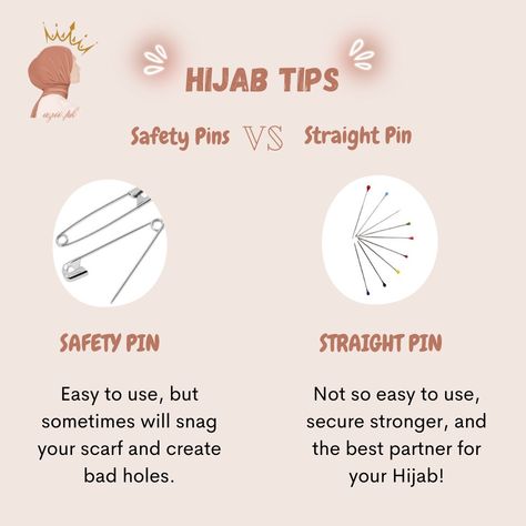 Hijabi's which one do you prefer? . . . #aziipk #hijabpins #hijabpinscollection #hijabaccessories #safetypins #hijabtips Niqab Ideas, Pin Box, Hijab Pins, Hijab Niqab, Straight Pins, Niqab, Safety Pin, Aura, Dots