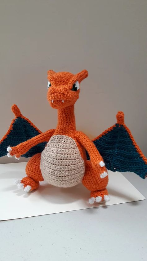 Charizard Crochet, Pokeball Crochet Pattern, Pikachu Crochet, Pokemon Crochet, Pokemon Crochet Pattern, Crochet Cat Toys, Crochet Pokemon, Pokemon Pattern, Pokemon Charizard