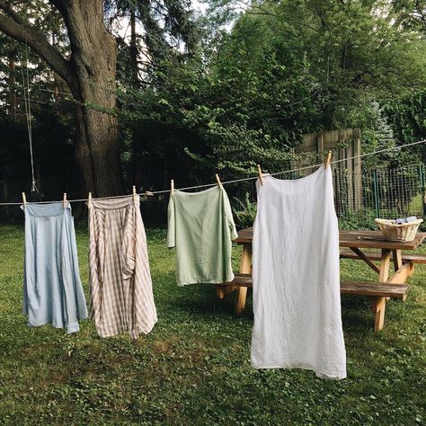 Calico and Twine on Instagram: “one of my very favorite simple living rituals 🌷🌼🧺✨ #laundryday ☁️ what is something in your everyday life that you enjoy turning into a…” Calico And Twine, Diy Detergent, Slow Summer, Detergent Container, Detergent Recipe, Laundry Detergent Recipe, Hanging Laundry, Twine Diy, Diy Laundry Detergent