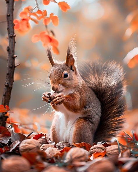 Download this Squirrel or one of many more similar autumn images as your phone wallpaper. Goto Zedge app and Search for the "Wallpapers by KTK". Then select "Autumn by KTK" collection or click on this link https://www.zedge.net/collection/f70c7ebd-6a72-4391-a335-b31955a5756b #ZEDGE #wallpapersbyktk #mobilewallpaper #GenAi #autumn #autumnvibes #squirrel Squirrel Photography, Autumn Squirrel, Autumn Images, Hummingbirds Photography, Squirrel Pictures, Popular Wallpapers, Wallpaper Maker, Seasons Art, Autumn Scenery