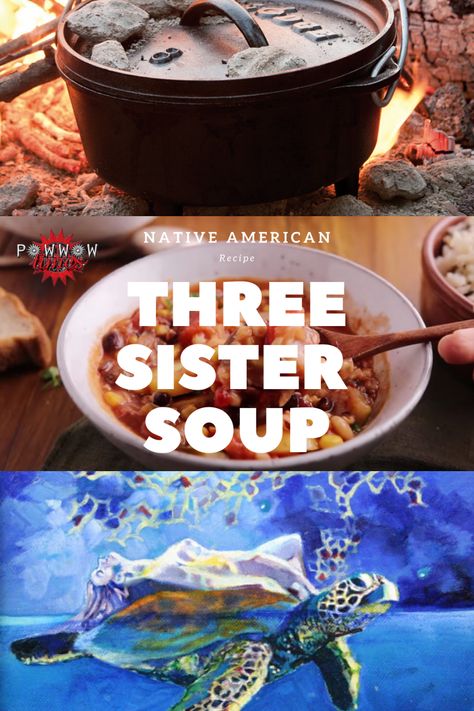 There is an amazing story that goes along with the Three Sister Soup recipe which is very fascinating.  While cooking this amazing simple dish for everyone to enjoy, take a look into the story of the Iroquois People and how this dish was a gift from Sky Woman. 3 Sister Recipes, Native American 3 Sisters Soup, Native American Soup Recipes, 3 Sisters Soup Recipe, 3 Sisters Soup, Three Sisters Soup, Native Recipes, Sky Woman, Soup Night