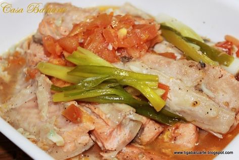 Paksiw Salmon Belly Recipe, Paksiw Salmon Belly, Salmon Sinigang, Filipino Salmon Recipe, Filipino Recipe Salmon Belly Recipes, Salmon Belly, Recipe Salmon, Filipino Recipe, Fried Salmon, Pinoy Food, Filipino Food, Salmon Recipe, Filipino Recipes