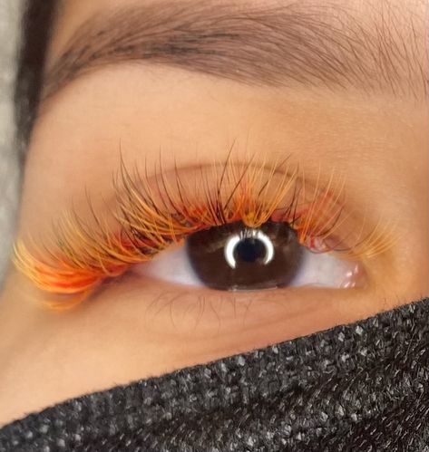 Lash extensions Blonde Lash Extensions, Blue Lash Extensions, Colored Lash Extensions, Lash Extensions Styles, Trend Forecast, Eyelash Extentions, Best Hair Salon, Body Hacks, Salon Services