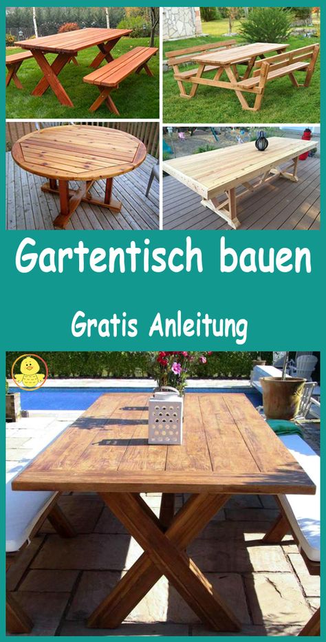 kostenlose DIY Anleitungen, wie man Gartentisch selber bauen können. Terrassentisch, Holzbank und rund Tisch. Möbelstücken aus Holz. Die Anleitung ist auf Deutsch und für Anfänger. Ideen für Garten, Balkon und Terrasse. Einfache Bauanleitung zum Möbel bauen. Stühle und Tische. Bauprojekte und Bauideen aus Paletten. Heimwerker Geschenkideen. Palettenmöbel und Holzmöbel. Esstisch, Balkontisch und Holztisch. Holztische und Gartentische. Terrassenmöbel und Gartenmöbel. Empowering Women, Home Based Business, The Rise, The World, Bed, Quick Saves, Home Decor