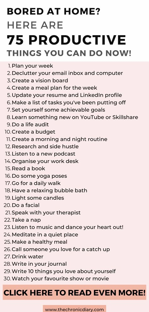 Productivity Things To Do, To Do Everyday, Things To Occupy Your Time, Thing To Do Instead Of Phone, Productive Things To Do Daily, New Things To Do Everyday, New Things To Try Everyday, Productive Things To Do In Free Time, Things To Do When Feeling Down