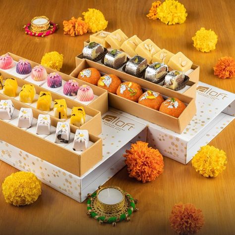 Fusion Sweets, Diwali Mithai, Diwali Aesthetic, Sweets Design, Bridal Boutique Interior, Sweets Ideas, Sweet Box Design, Candles Photography, Product Shoot