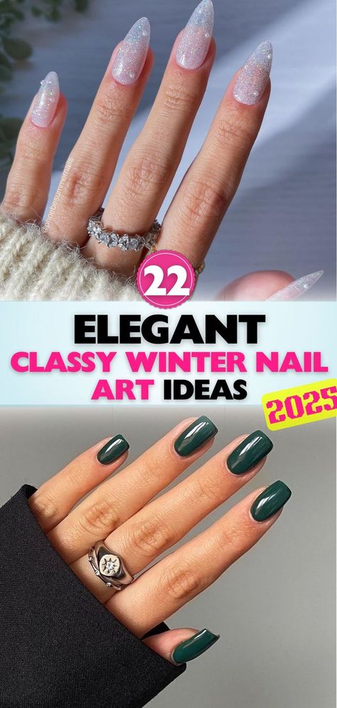 Achieve a timeless look with winter nail art ideas that combine subtle hues and elegant touches, making your nails the perfect accessory for any holiday event. Winter Nail Art Ideas, Subtle Nail Art, Classy Nail Art, Subtle Nails, Winter Nail Art, Winter Nail, Nail Art Ideas, Classy Nails, Delicate Details